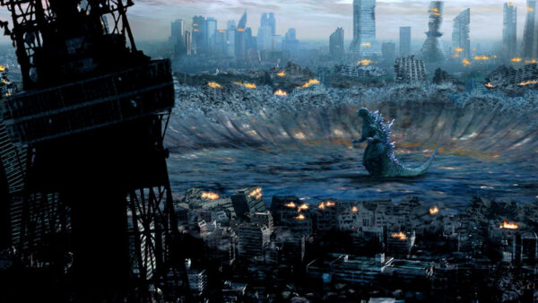Wallpaper Fires, Background, Towers, Building, Standing, Desktop, Movies, Godzilla