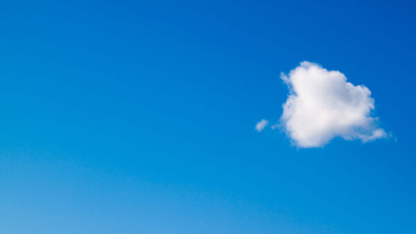 Wallpaper Cloud, Blue, Minimalism, Sky, Nature