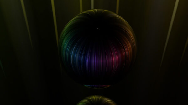 Wallpaper CGI, Colorful, Art, Abstract, Ball, Digital