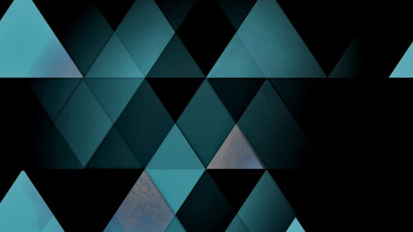 Wallpaper Pattern, Blue, Triangle, Shapes, Geometric, Black