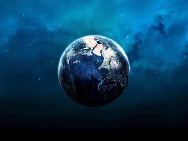 Wallpaper Earth, Blue