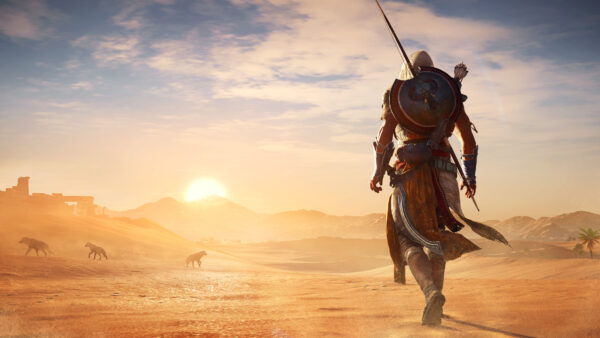 Wallpaper Desert, Assassins, Hot, Origins, Creed