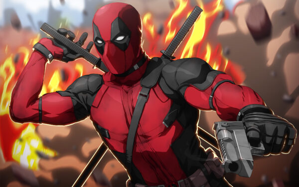 Wallpaper Deadpool, Artwork