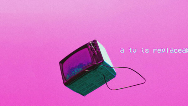 Wallpaper Black, Background, Pink, Desktop, CRT, Vaporwave