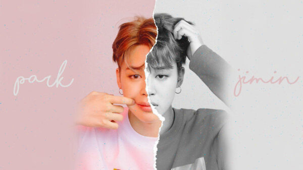 Wallpaper Background, Jimin, Pink, White