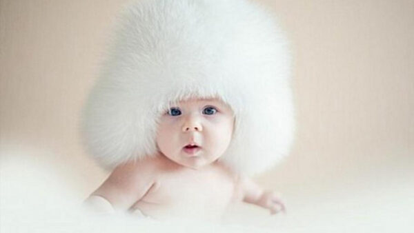 Wallpaper Hat, Desktop, Stunning, Big, Baby, Wearing, White, Cute, Background