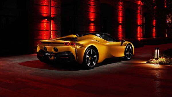 Wallpaper Spider, SF90, Ferrari, Cars, 2021