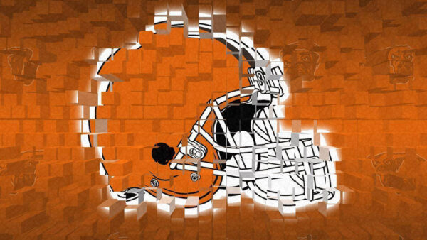 Wallpaper Cubes, Helmet, American, With, Football, Desktop, Browns, Cleveland