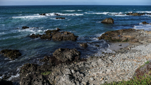 Wallpaper Landscape, Nature, Waves, View, Stream, Desktop, Rocks, Mobile, Ocean, Stones