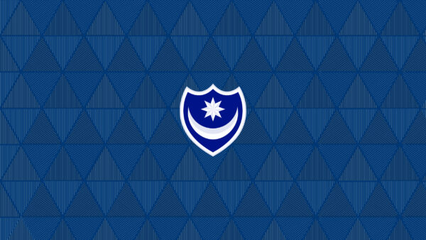 Wallpaper Portsmouth, Blue, Emblem, Light, Soccer, F.C, Logo