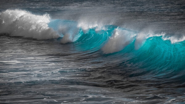 Wallpaper Blue, Nature, Foam, Water, Sea, Ocean, Waves