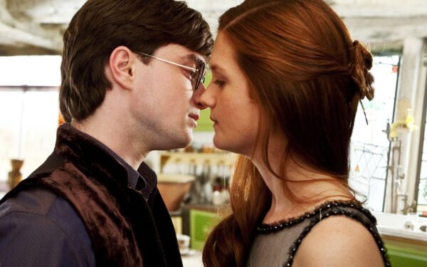 Wallpaper Harry, Kiss, Deathly, Ginny, Hallows, Potter