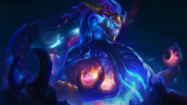 Wallpaper Aurelion, League, Legends