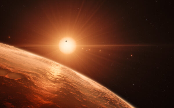 Wallpaper TRAPPIST, Planet