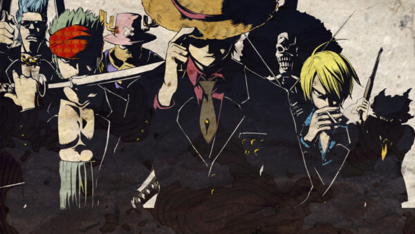 Wallpaper Piece, Suit, Anime, Black, Desktop, One, Luffy, Monkey, With