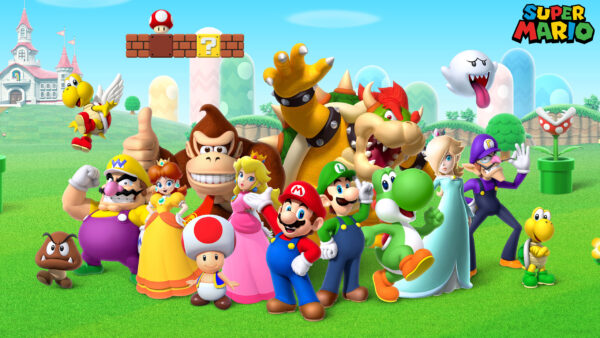 Wallpaper Games, And, Brothers, All, Mario, Characters, Luigi