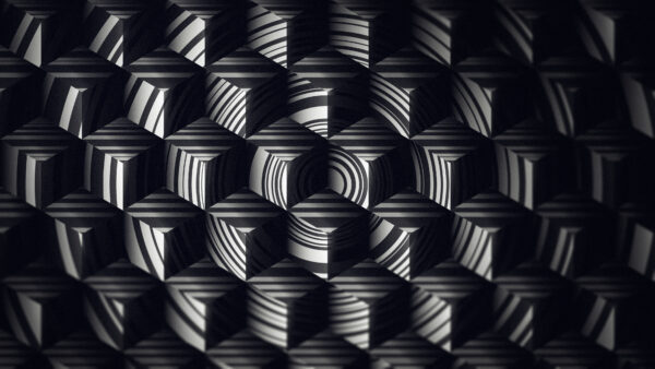 Wallpaper Grey, Desktop, Abstract, Mobile, Cube