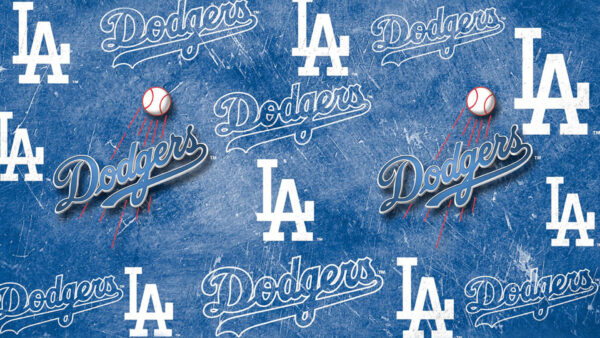 Wallpaper Blue, And, Desktop, Background, Dodgers, White, Words, With