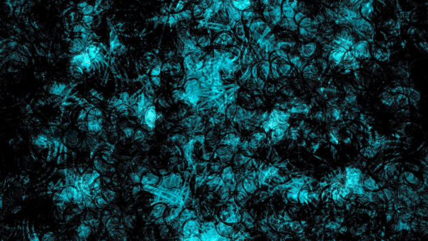 Wallpaper Turquoise, Black