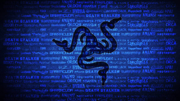 Wallpaper Background, Razer, Logo, Words, Desktop, Blue