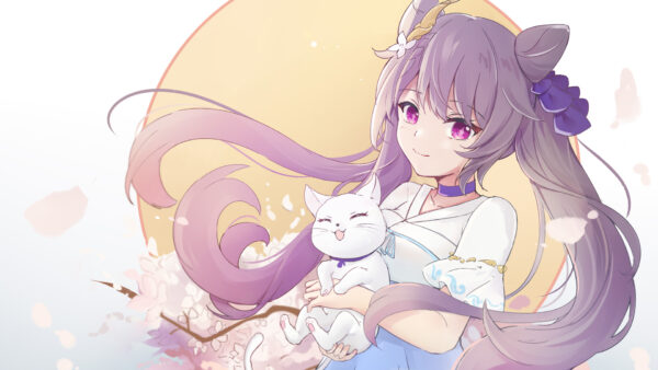 Wallpaper Purple, Eyes, Genshin, Impact, Keqing