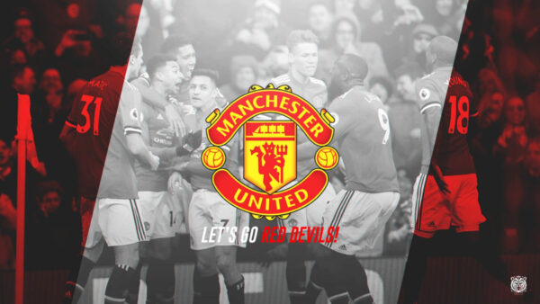 Wallpaper United, Logo, Players, Manchester, Background