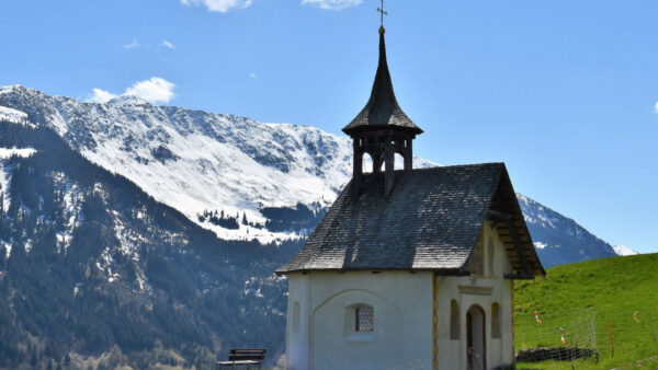 Wallpaper Alps, Travel, Switzerland, Mountain, Chapel