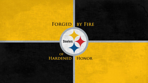 Wallpaper Yellow, With, Desktop, And, Steelers, Background, Black
