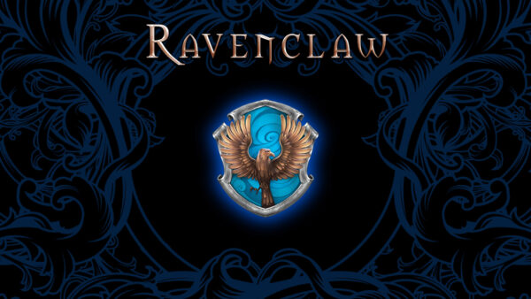 Wallpaper Eagle, Logo, Black, Ravenclaw, Background, Blue