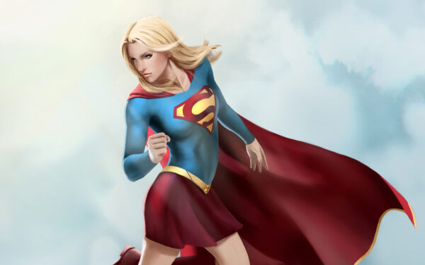 Wallpaper Supergirl, Artwork