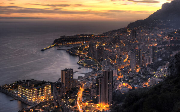 Wallpaper Twilight, Monaco