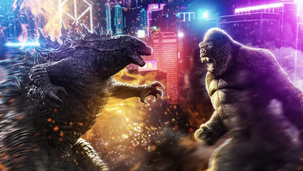 Wallpaper King, Kong, Godzilla