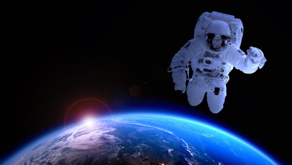 Wallpaper Earth, Space, Astronaut