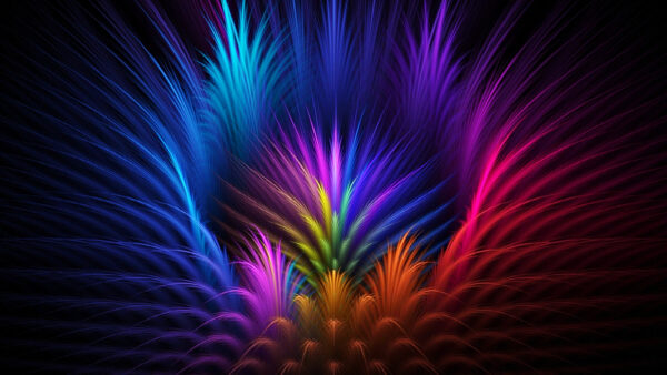 Wallpaper Artistic, Colorful, Desktop, Abstract, Feather