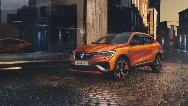 Wallpaper Orange, Cars, Renault, 2021, Desktop, Arkana, Line