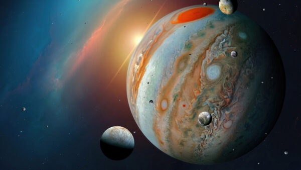 Wallpaper Jupiter, Mobile, Sky, Planet, Desktop, Space, Stars, Galaxy