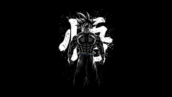Wallpaper White, Black, And, Image, Ball, Goku, Dragon