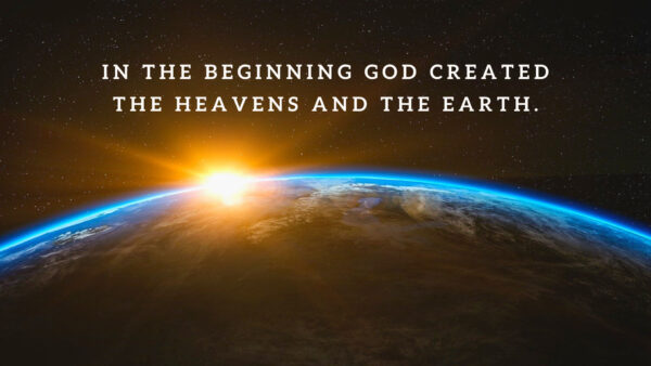Wallpaper And, Created, Heavens, Beginning, Earth, Jesus, God, The