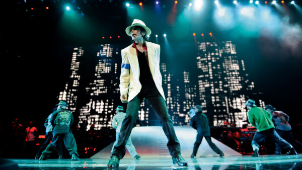 Wallpaper Desktop, During, Michael, With, Night, Dancing, Background, Stage, Jackson, Buildings