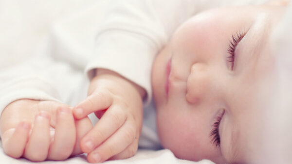 Wallpaper Baby, Cute, Bed, Closeup, View, Sleeping