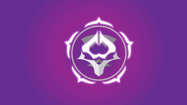 Wallpaper Logo, Purple, Valorant