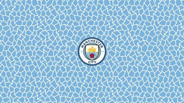 Wallpaper Emblem, City, F.C, White, Logo, Symbol, Crest, Lines, Blue, Soccer, Manchester