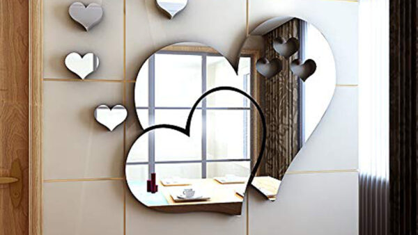 Wallpaper Mirror, Shape, Heart