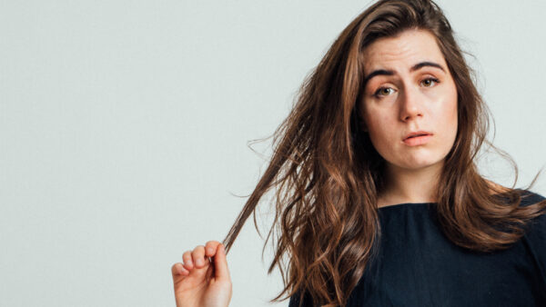 Wallpaper Dodie, Touching, With, Wearing, Dress, Black, Hand, Hair