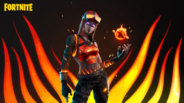 Wallpaper Fortnite, Blaze