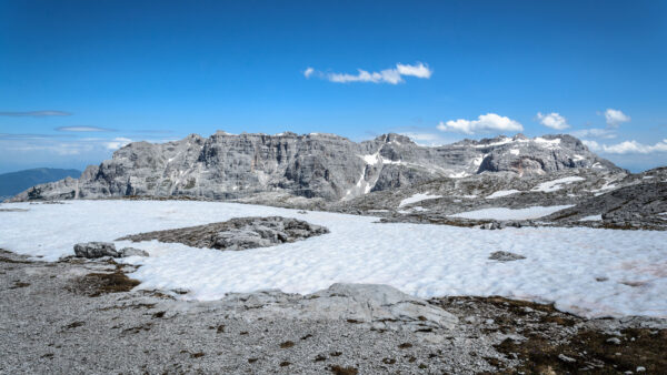 Wallpaper Sky, During, Nature, Under, Daytime, Mountains, Stones, Mobile, Desktop, Snow, Blue, Rocks