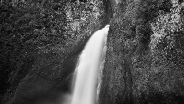 Wallpaper Image, Desktop, Waterfall, And, White, Nature, Black, Rocks