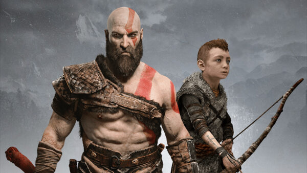 Wallpaper God, War, Atreus, Kratos