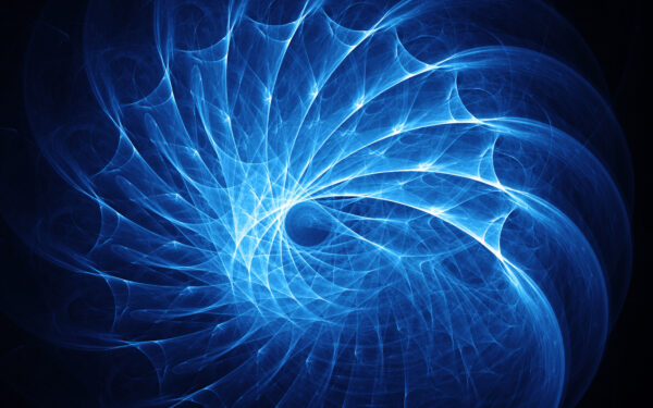 Wallpaper Blue, Spirals