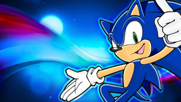 Wallpaper The, Hedgehog, Desktop, Hexagon, Sonic, Background, Blue